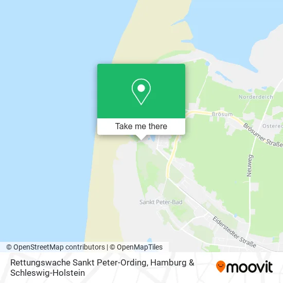 Карта Rettungswache Sankt Peter-Ording