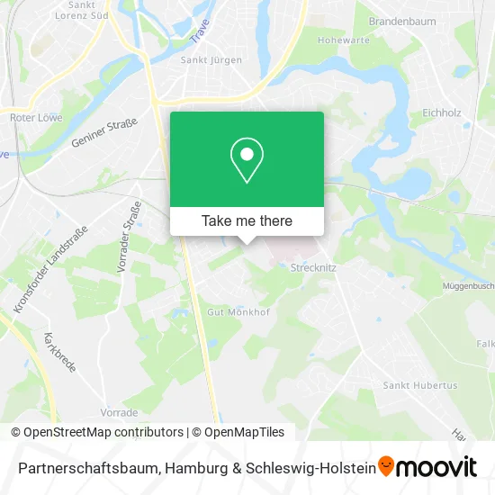 Карта Partnerschaftsbaum