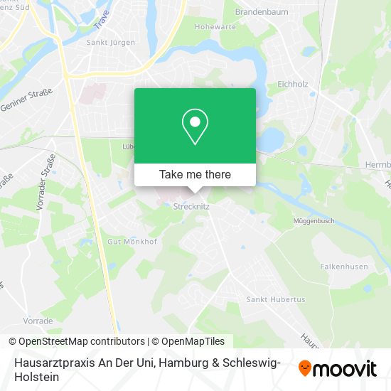 Hausarztpraxis An Der Uni map