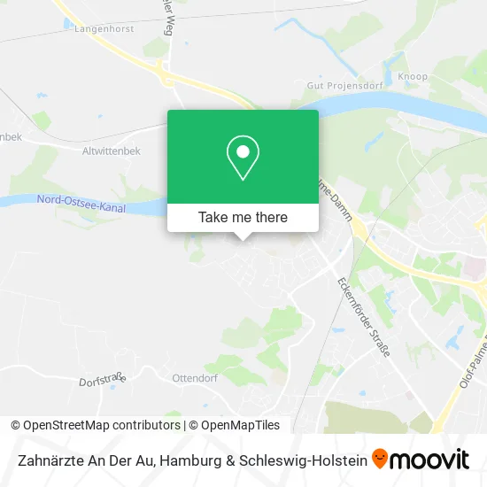 Карта Zahnärzte An Der Au