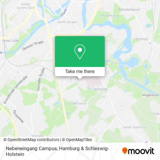 Карта Nebeneingang Campus