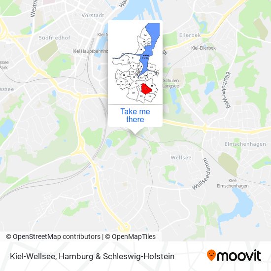 Kiel-Wellsee map