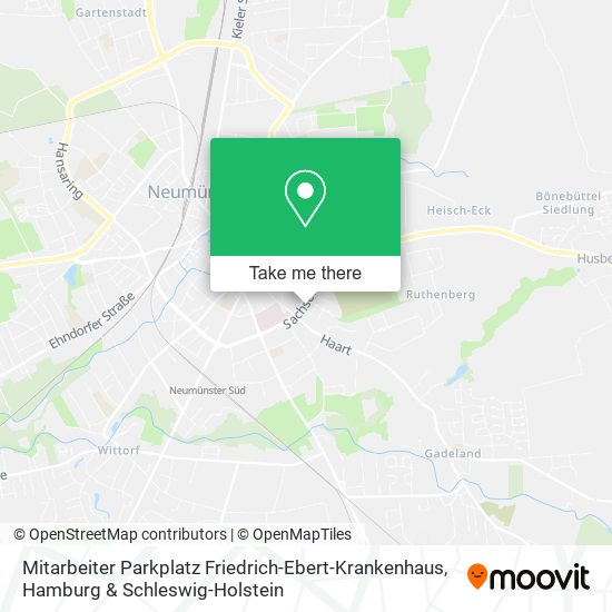 Mitarbeiter Parkplatz Friedrich-Ebert-Krankenhaus map