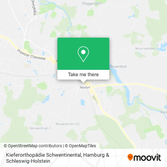 Карта Kieferorthopädie Schwentinental