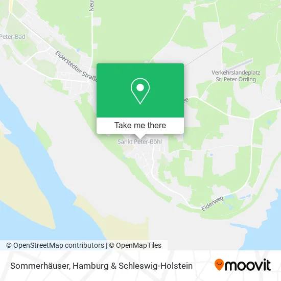 Карта Sommerhäuser