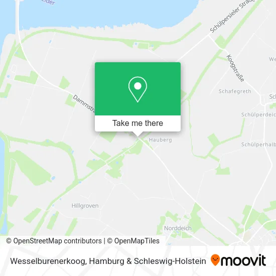 Карта Wesselburenerkoog