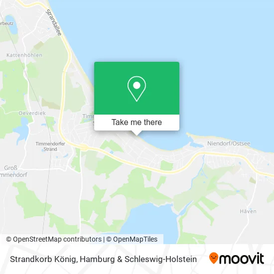 Карта Strandkorb König