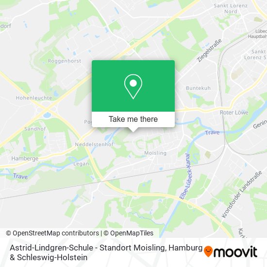 Astrid-Lindgren-Schule - Standort Moisling map