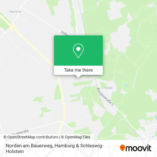 Карта Norden am Bauerweg