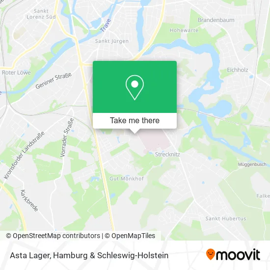 Карта Asta Lager