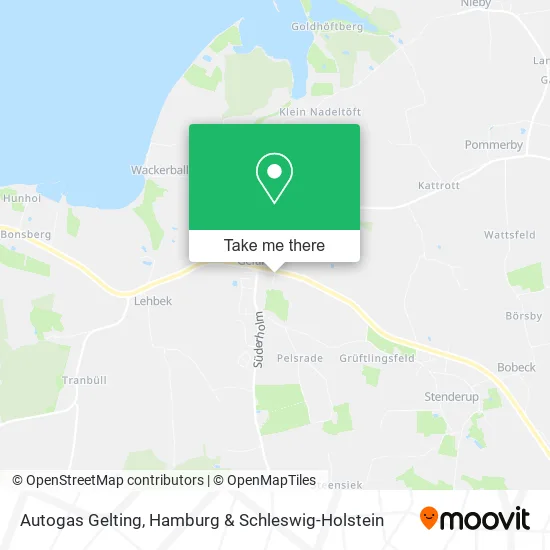 Карта Autogas Gelting