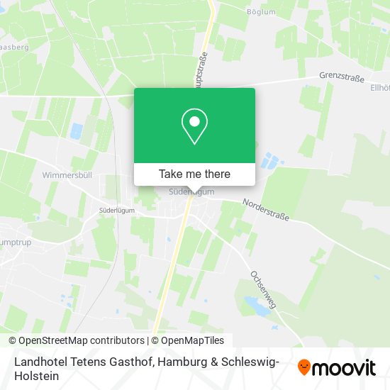 Landhotel Tetens Gasthof map