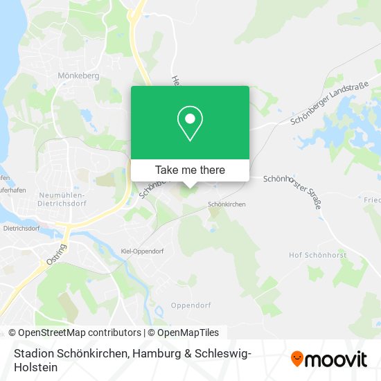 Stadion Schönkirchen map