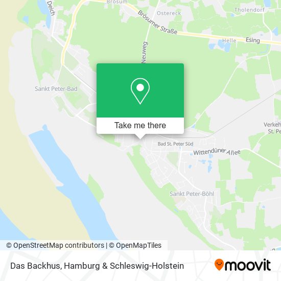 Das Backhus map