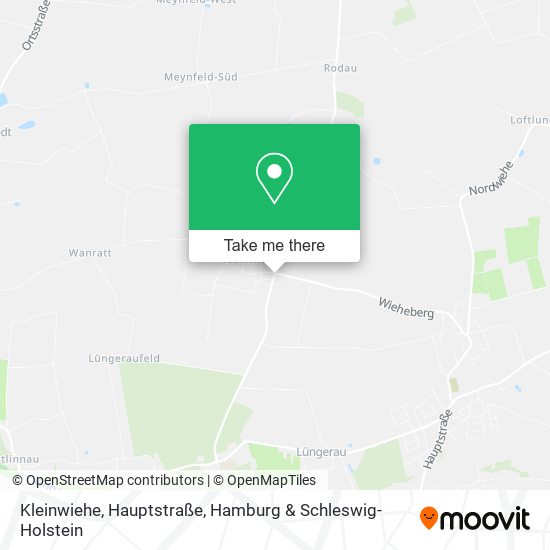 Kleinwiehe, Hauptstraße map