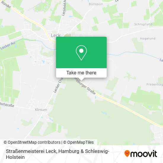 Карта Straßenmeisterei Leck