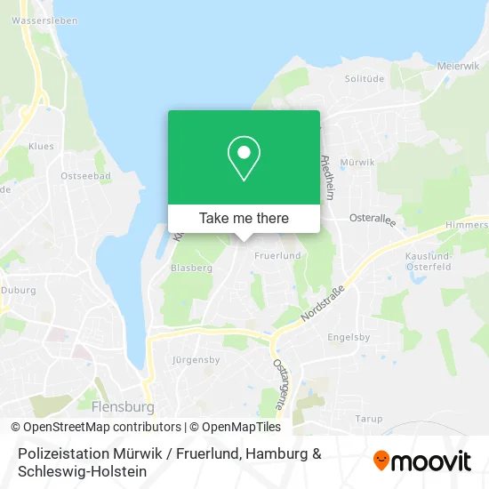 Карта Polizeistation Mürwik / Fruerlund