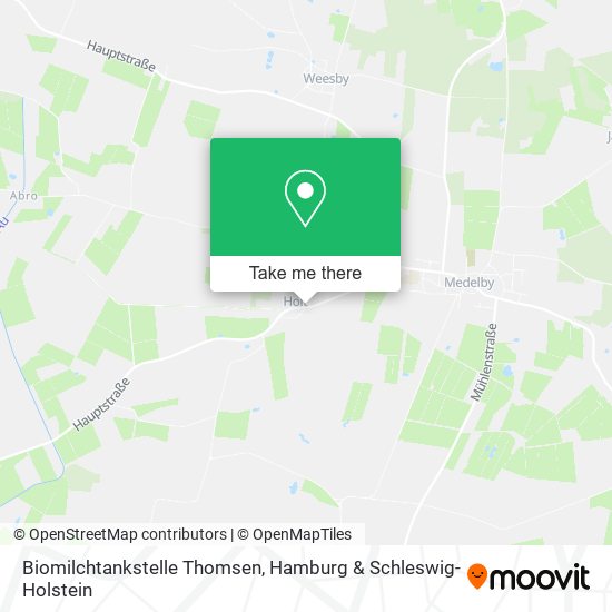 Biomilchtankstelle Thomsen map