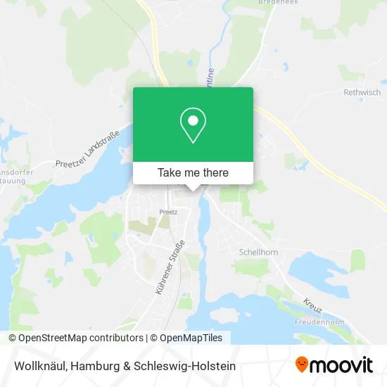 Карта Wollknäul