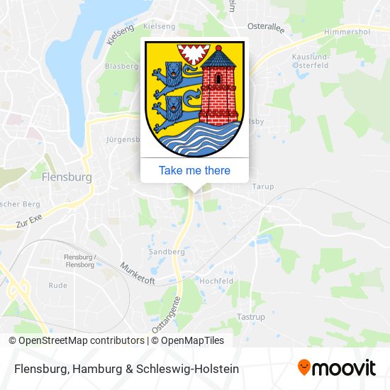 Карта Flensburg