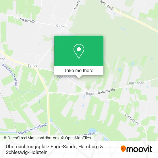Карта Übernachtungsplatz Enge-Sande