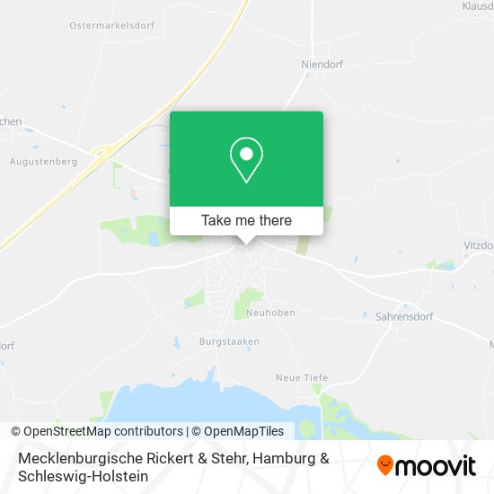 Mecklenburgische Rickert & Stehr map