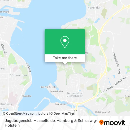 Карта Jagdbogenclub Hasselfelde