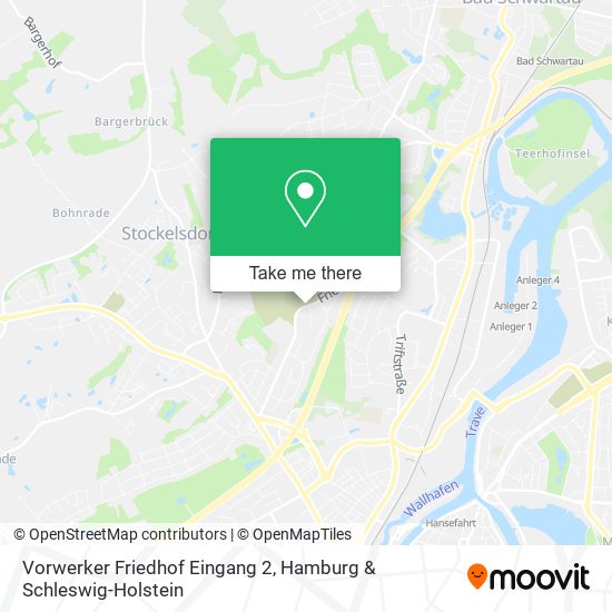 Vorwerker Friedhof Eingang 2 map