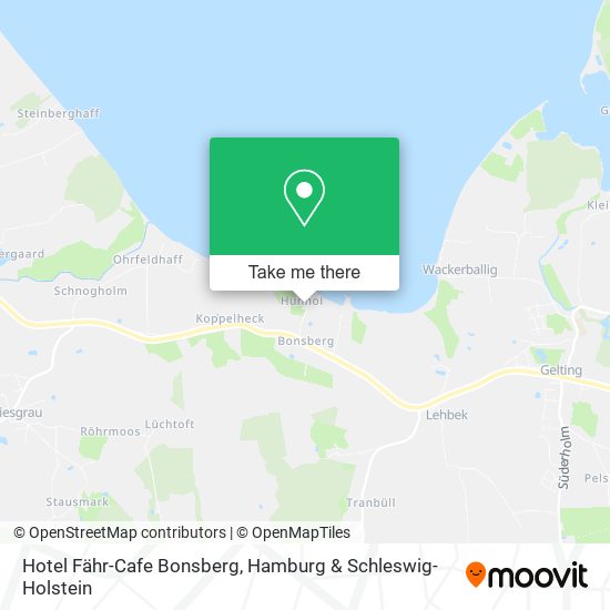 Hotel Fähr-Cafe Bonsberg map