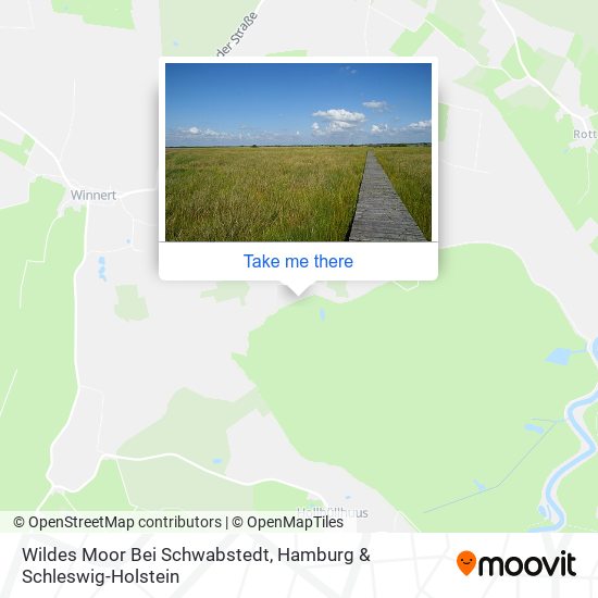 Карта Wildes Moor Bei Schwabstedt