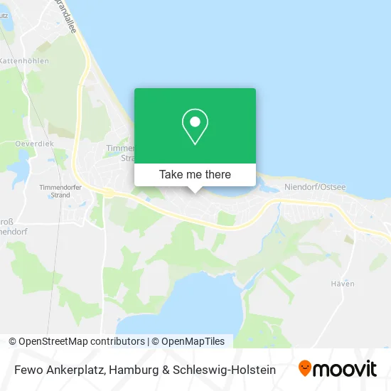 Карта Fewo Ankerplatz