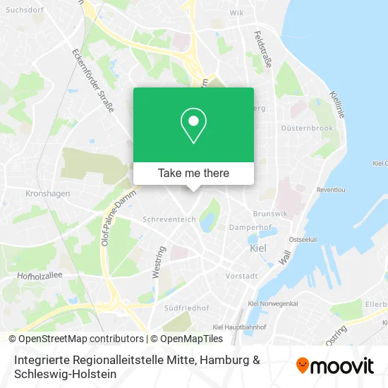 Карта Integrierte Regionalleitstelle Mitte