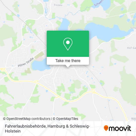 Fahrerlaubnisbehörde map