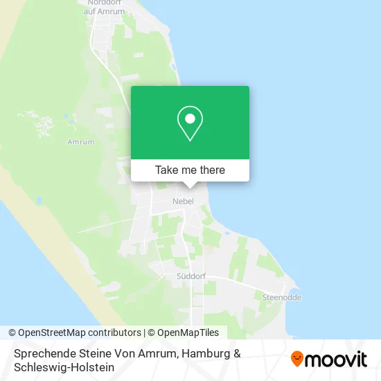 Карта Sprechende Steine Von Amrum