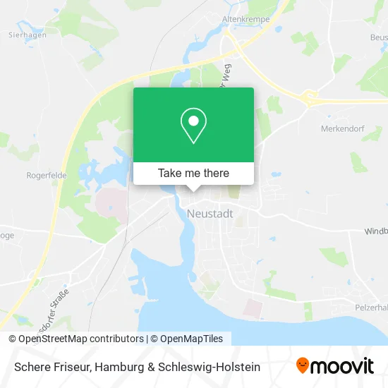 Карта Schere Friseur