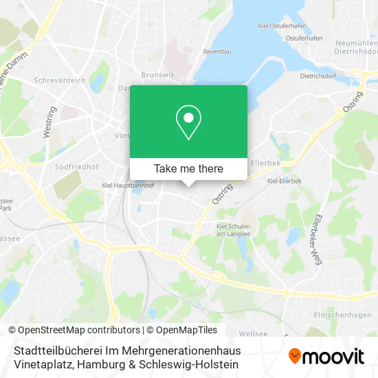 Карта Stadtteilbücherei Im Mehrgenerationenhaus Vinetaplatz