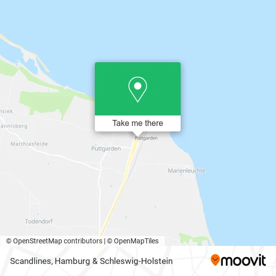 Карта Scandlines