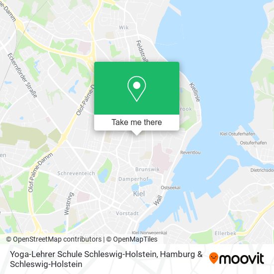 Карта Yoga-Lehrer Schule Schleswig-Holstein