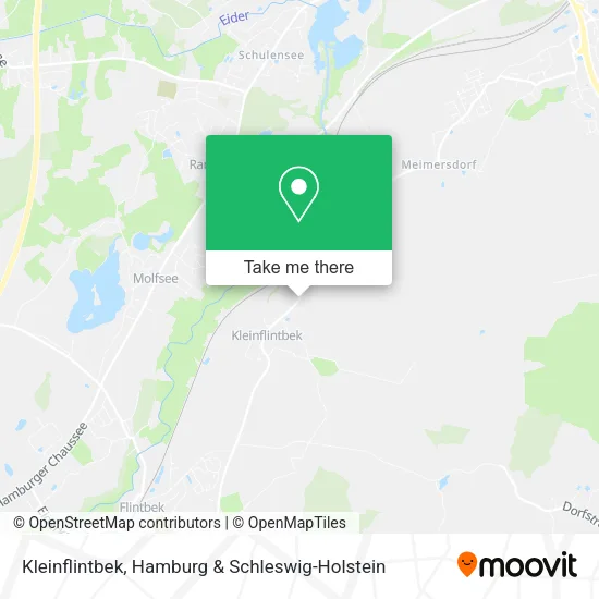 Карта Kleinflintbek