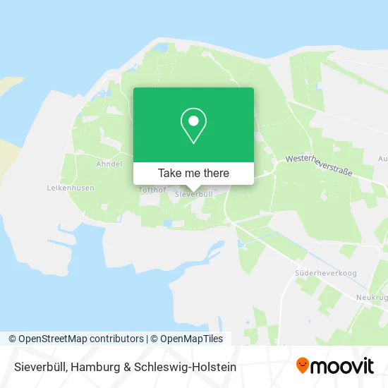 Карта Sieverbüll