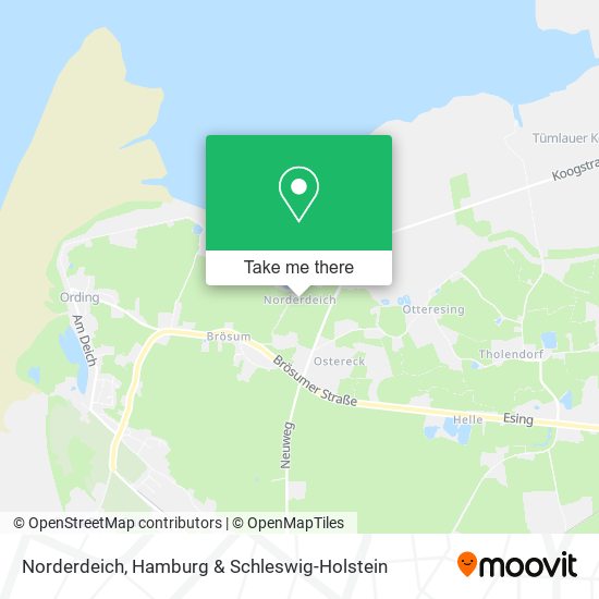 Norderdeich map