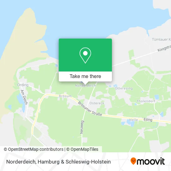 Карта Norderdeich