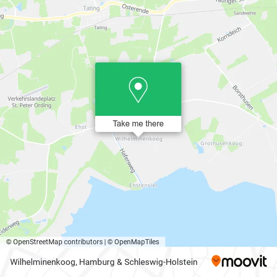 Карта Wilhelminenkoog