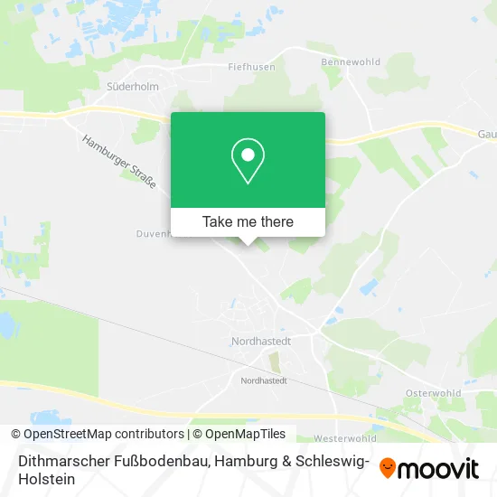 Карта Dithmarscher Fußbodenbau