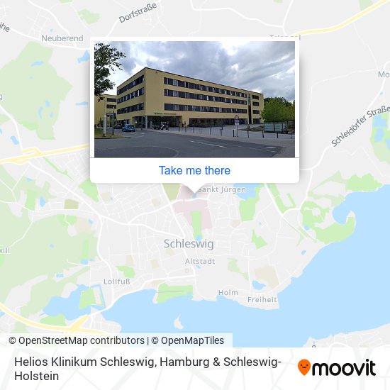 Helios Klinikum Schleswig map