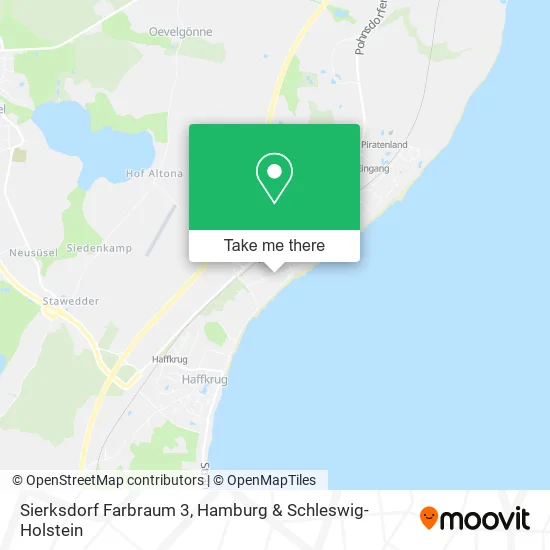 Карта Sierksdorf Farbraum 3