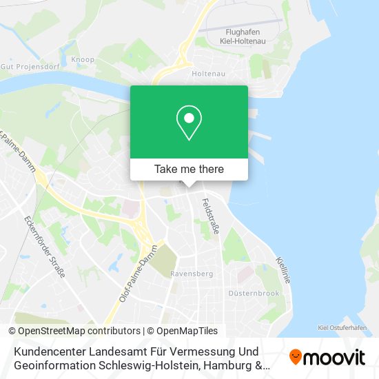 Kundencenter Landesamt Für Vermessung Und Geoinformation Schleswig-Holstein map