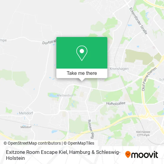 Карта Exitzone Room Escape Kiel