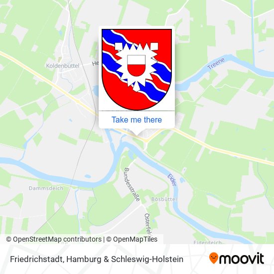 Friedrichstadt map