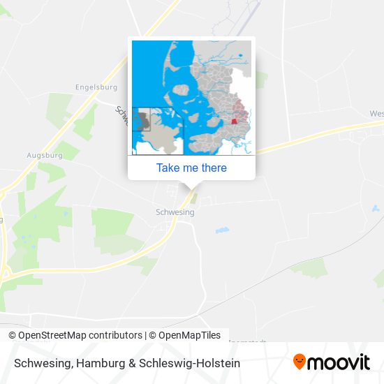 Schwesing map